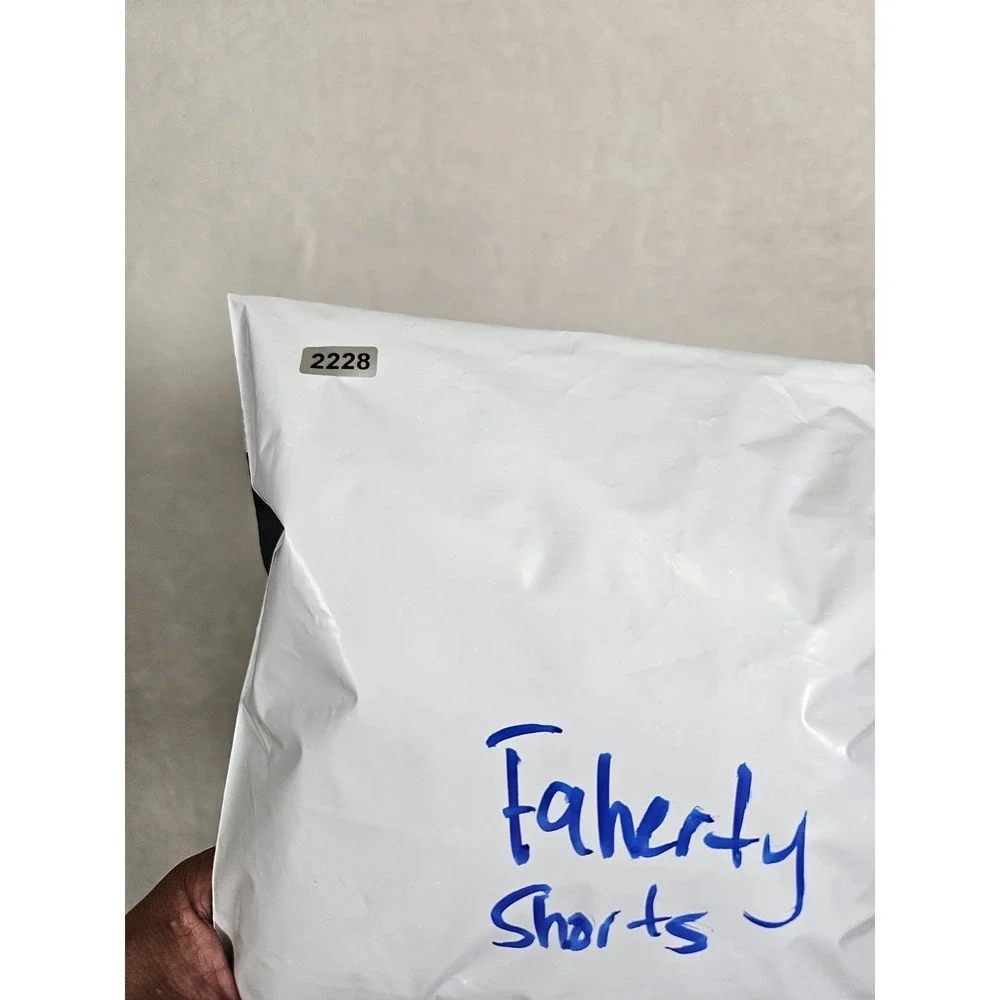 Faherty Men's‎ All Day Shorts Blue Size 38 Pockets Dri Fit Linen Blend